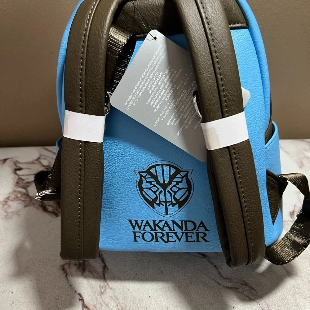 Disney Parks Loungefly Marvel Black Panther Wakanda Forever Mini Backpack NWT